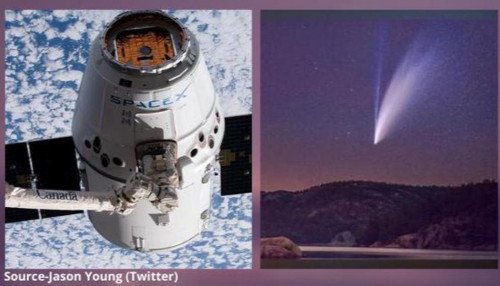 Спутники SpaceX испортили захватывающий вид на комету NEOWISE, утверждают наблюдатели